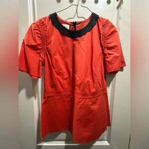 Marni Women's Red Top with Black Trim